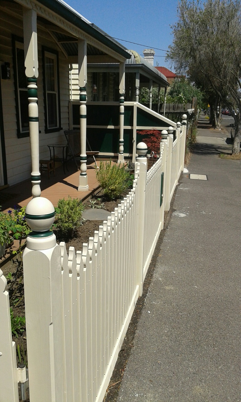 Fence post capitals made to match 