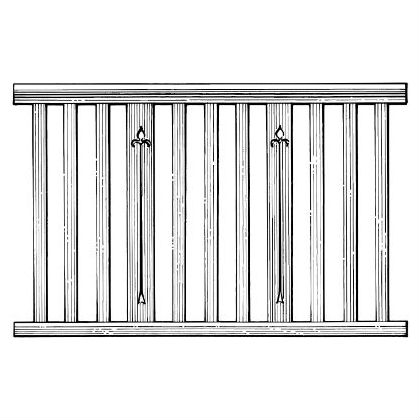 Slat & Motif balustrade