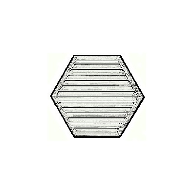 Gable vent - hexagonal