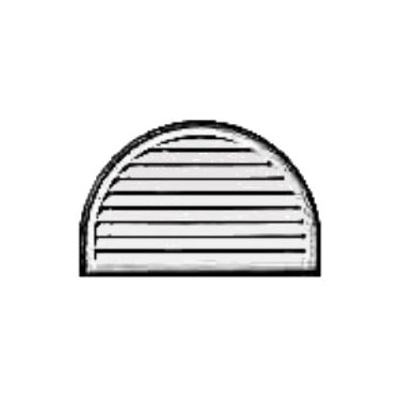Gable vent - half round